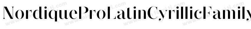 NordiqueProLatinCyrillicFamily Semi字体转换
